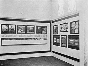 Hugo Erfurth: Koje der k. k. Graphischen Lehr- und Versuchsanstalt in Wien, Internationale photographische Ausstellung, Dresden 1909