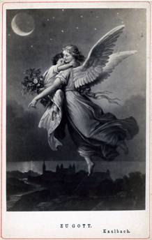 Anonym: „Zu Gott“, nach dem Gemälde von Wilhelm von Kaulbach, 1870er Jahre