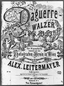 Alex. Leitermayer, Daguerre-Walzer für Pianoforte, 1864 