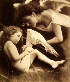 Julia Margaret Cameron: Venus und Cupido, 1872 