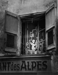 Brassai: Fenster, Grasse, 1947