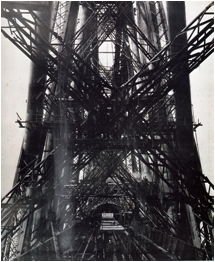 Anonym: Construction of the Forth Bridge, um 1884“, vor 1930 