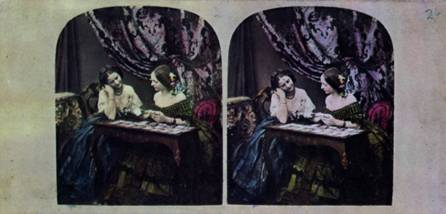 J. Elliot: „Fortune Telling“, um 1856