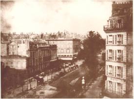 H. Fox Talbot: „Tafel II. Ansicht der Pariser Boulevards“, [1843