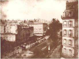 H. Fox Talbot: Tafel II. Ansicht der Pariser Boulevards, [1843