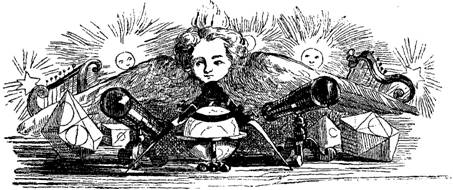 Grandville: Illustration in: Gulliver’s Reisen in unbekannte Länder, 1843