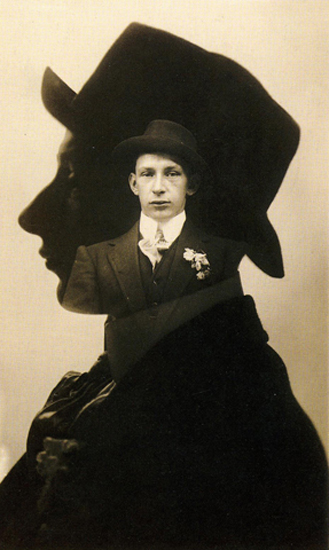 Unbekannter Amateur: Doppelporträt, um 1910