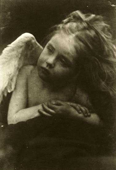 Julia Margaret Cameron: Cherub (vermutlich Rachel Gurney), 1872 