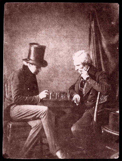 William Henry Fox Talbot: Die Schachspieler, um 1843/45